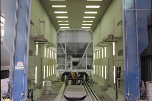 高鐵機(jī)車(chē)噴砂房